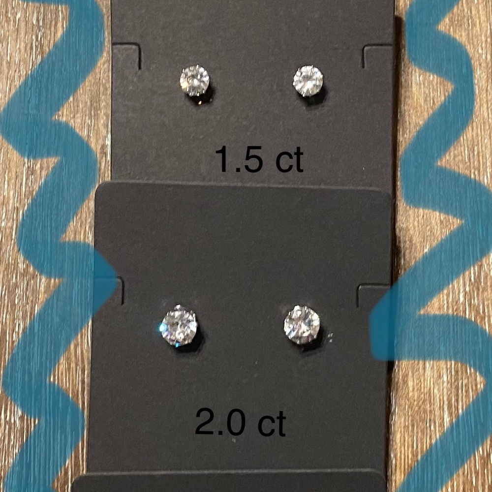 Cubic zirconia earrings
